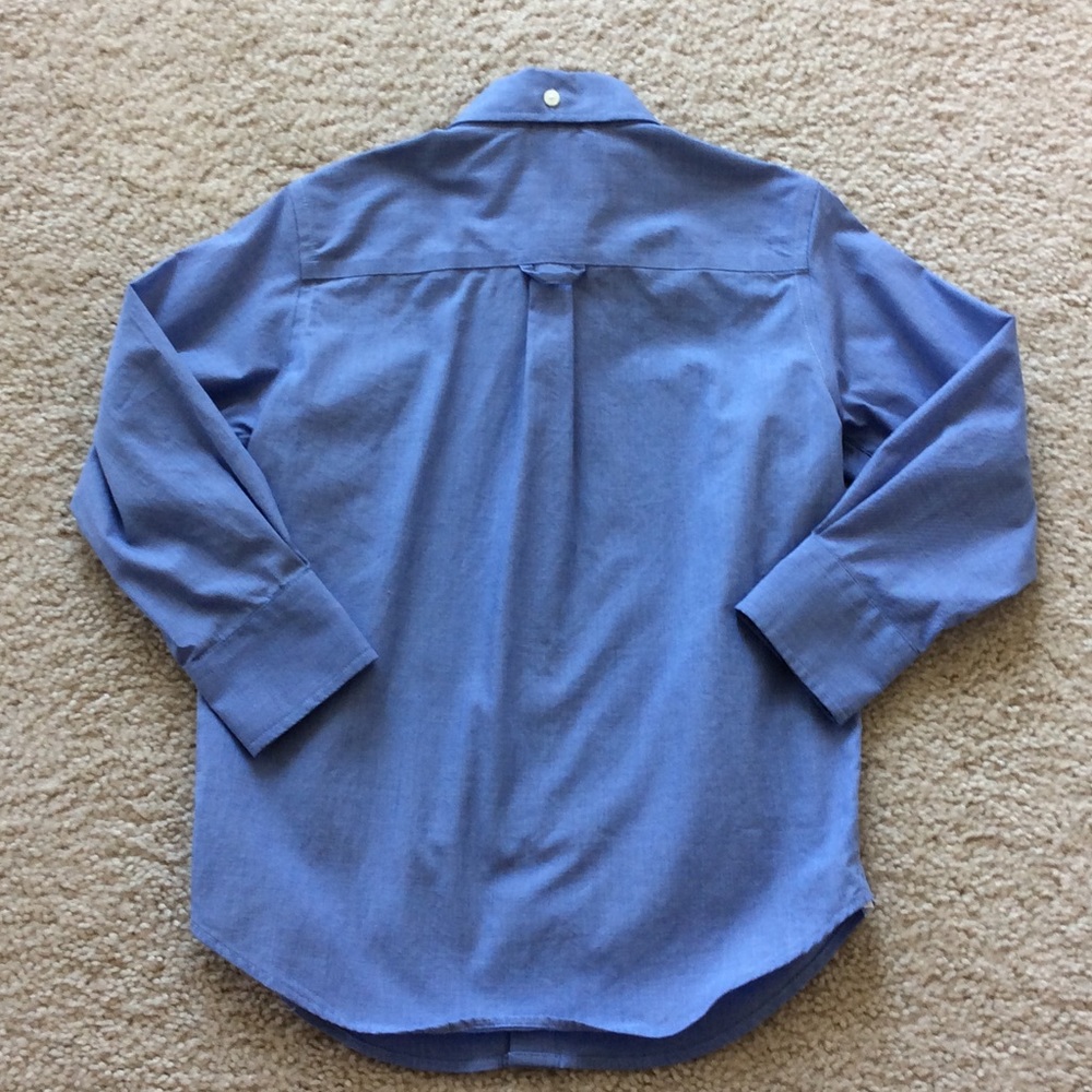 GAP Kids Non-Iron Solid Poplin Shirt - Picture 3 of 3